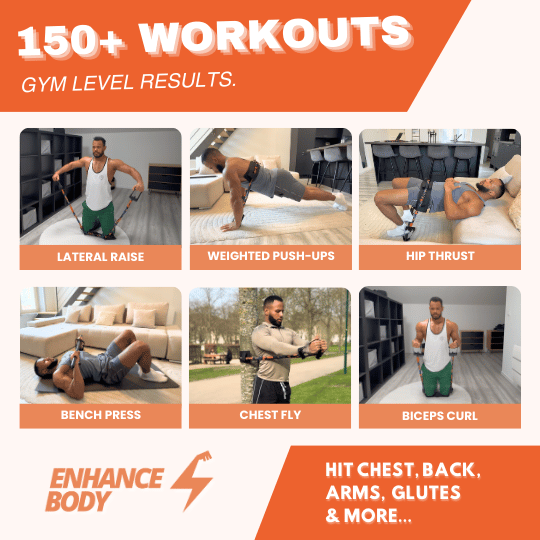ENHANCEBODY™ SET - 90KG RESISTANCE BAND + 3 FREE COACH GUIDES