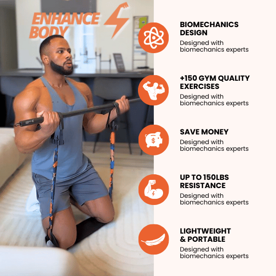 ENHANCEBODY™ SET - 90KG RESISTANCE BAND + 3 FREE COACH GUIDES